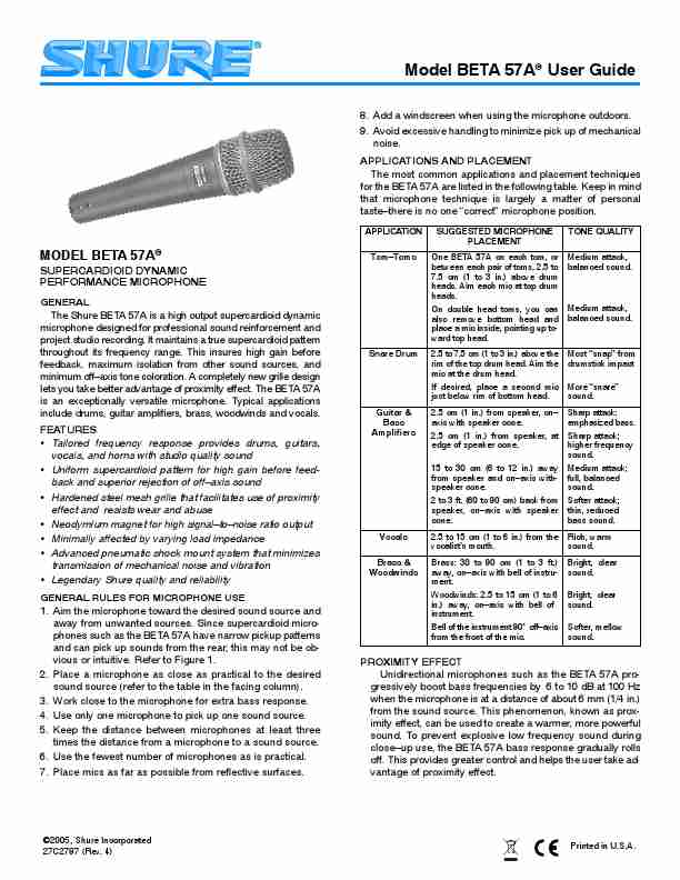Shure Microphone 57A-page_pdf